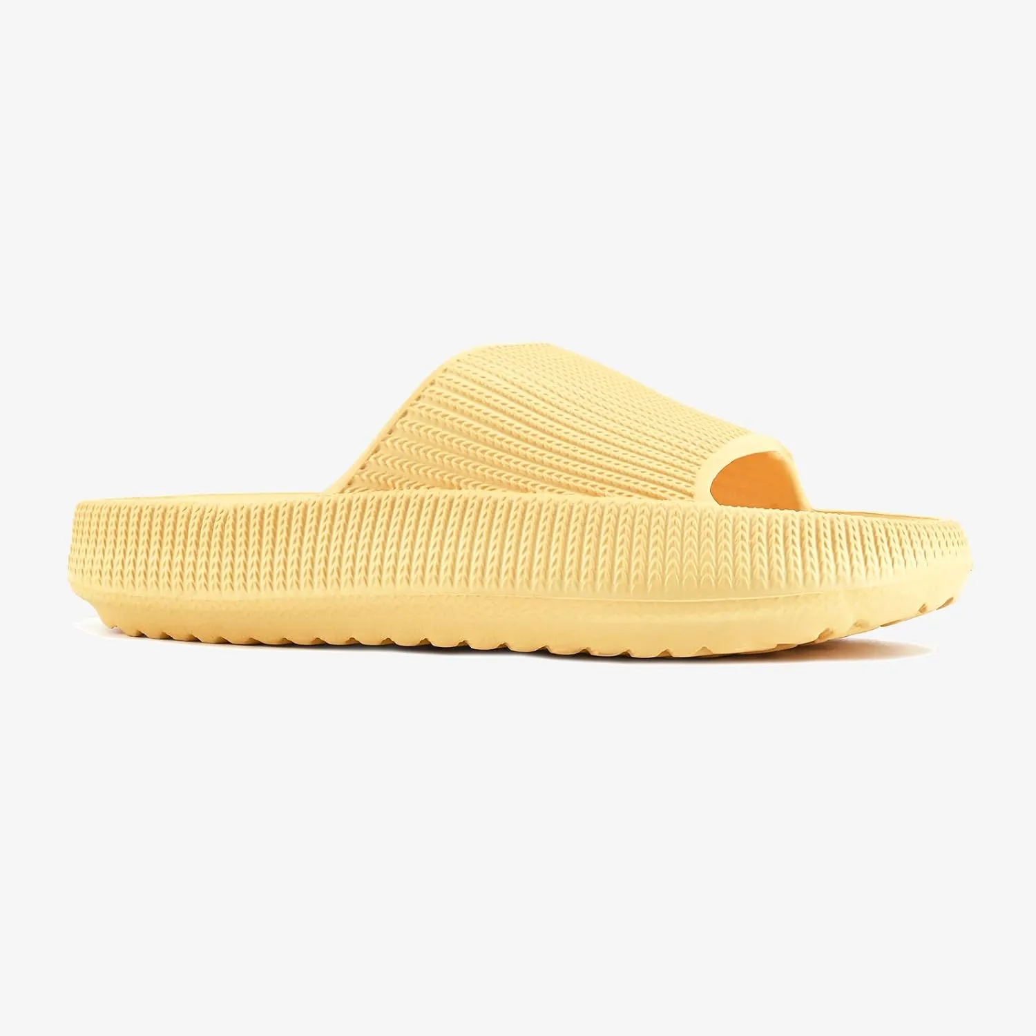 rosyclo Cloud Slides for Kids, Toddler Pillow Slippers Shower Bathroom Non-Slip Open Toe Super Soft Comfy Thick Sole Cozy Boys Girls Home House Cloud Cushion Slide Sandals for Indoor Outdoor Shoes