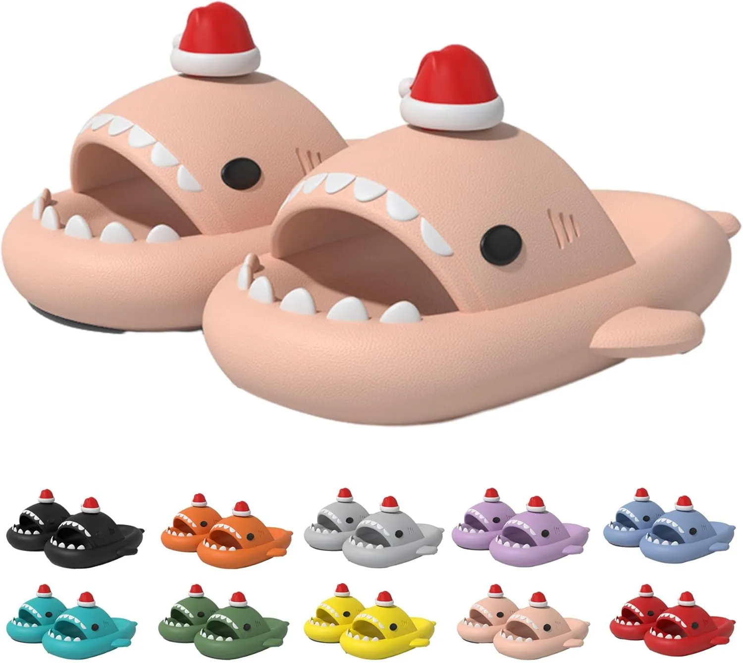 Shark Slides For Women Men, Shark Cloud Slippers, Cartoon Fashion Anti-Slip Shark Sandals For Adults Boys Youth