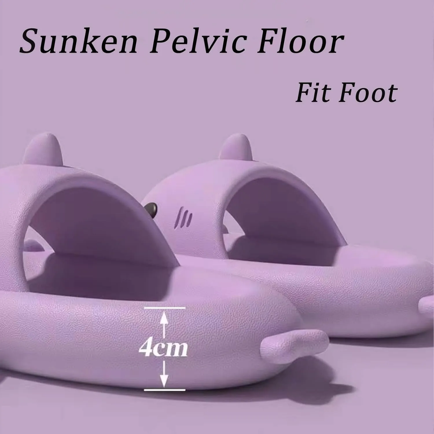 sharllen Shark Sandals Slides for Women Men Cute Novelty Cartoon Anti-Slip Open Toe Slides Summer Lightweight Shark Sandals