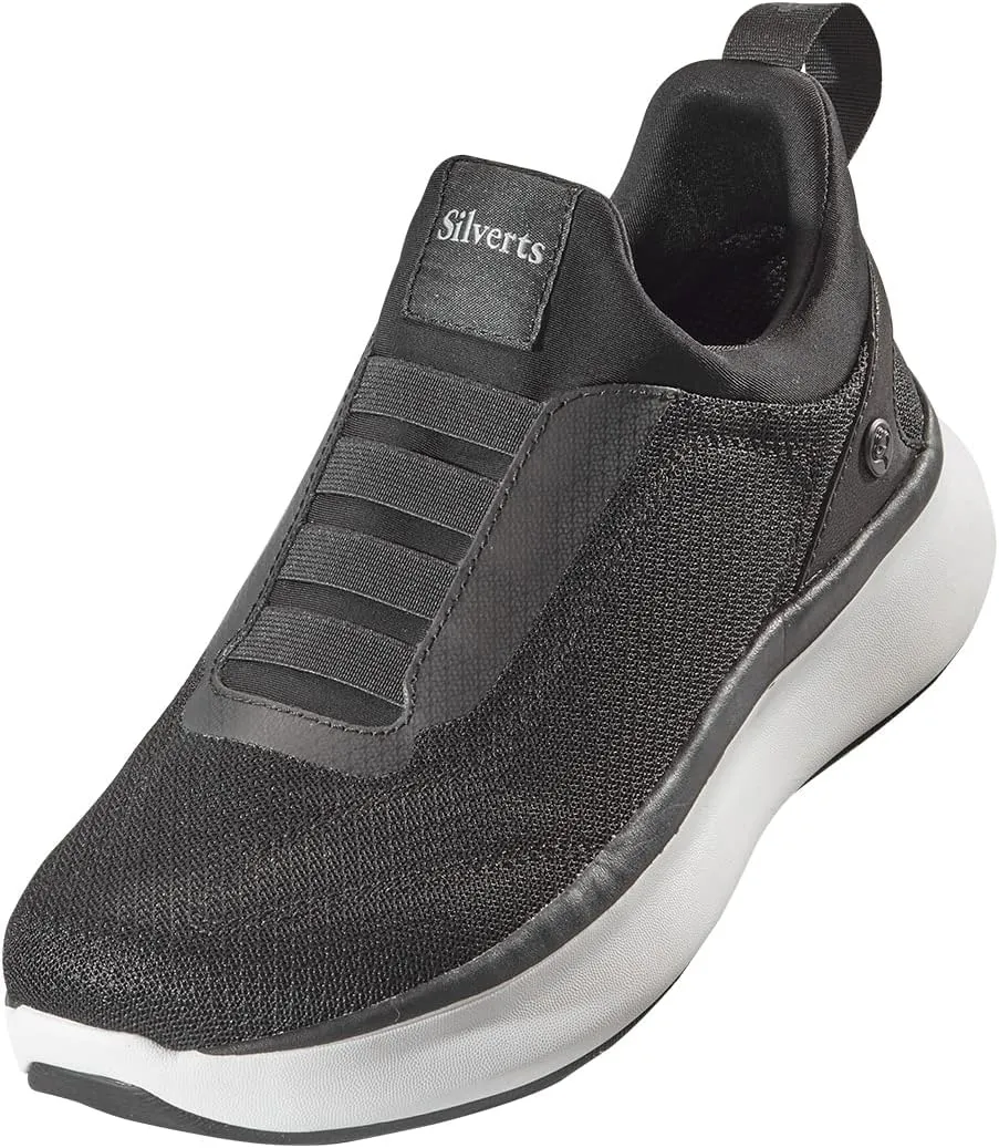 Silvert's Adaptive Clothing & Footwear Women’s Extra Wide Comfortable Slip On Sneakers Without Laces