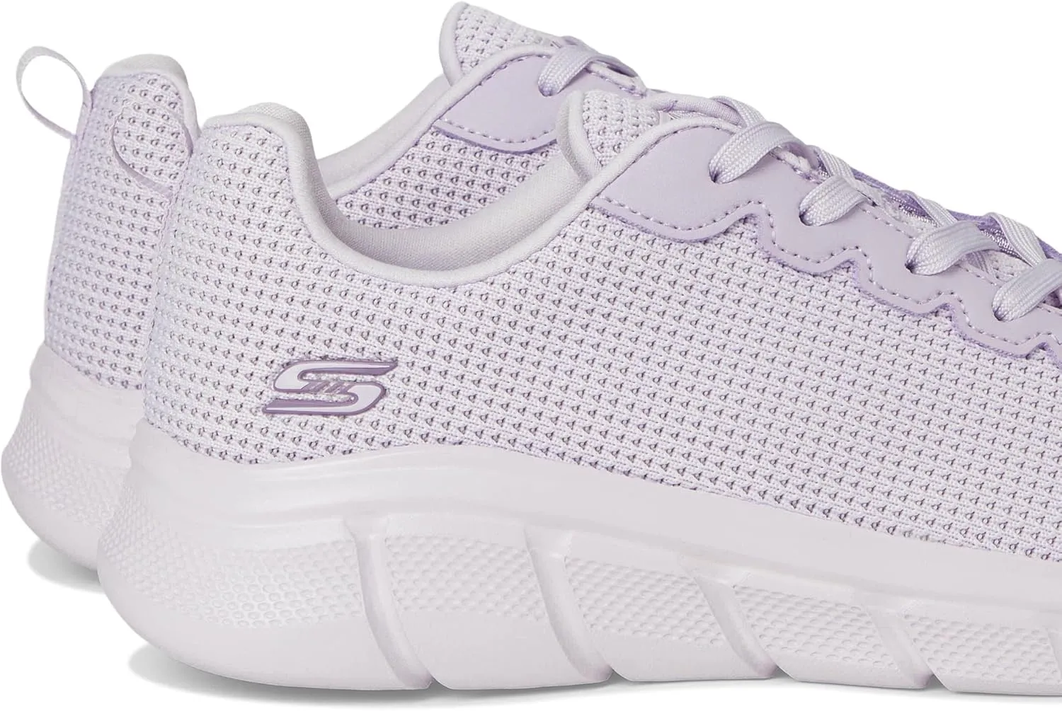 Skechers Women's BOBS Sport Sneakers-Visionary Essence Two Tone Knit Lace Up Machine Washable Vegan Shoes