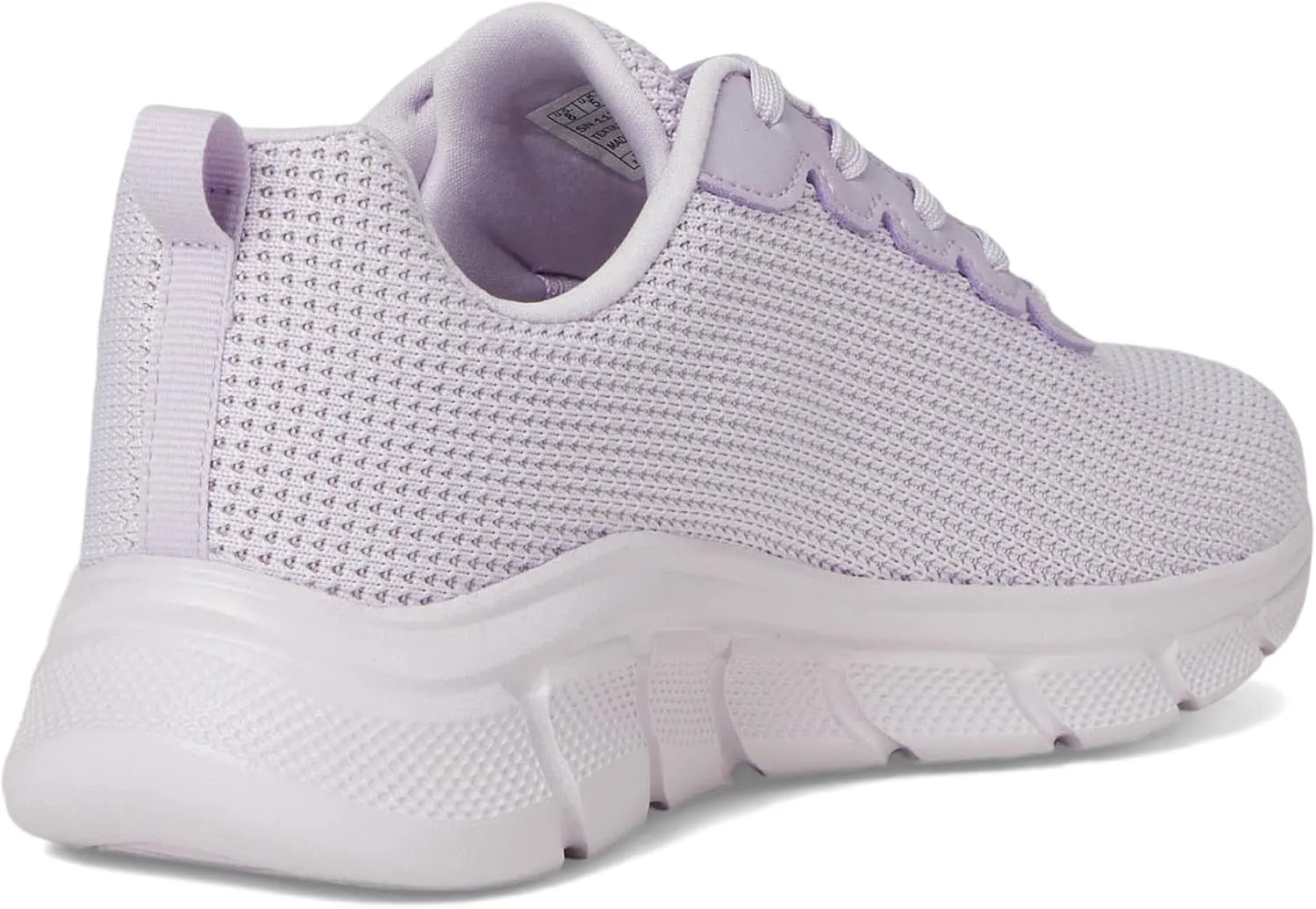 Skechers Women's BOBS Sport Sneakers-Visionary Essence Two Tone Knit Lace Up Machine Washable Vegan Shoes