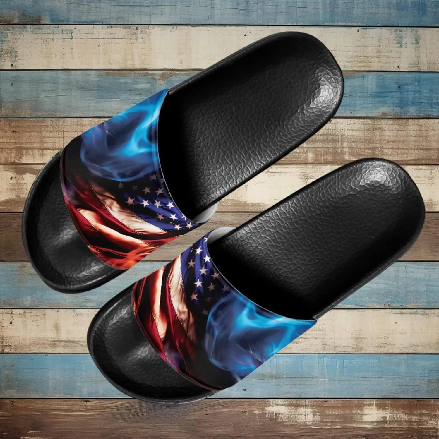 Slides for Women Men Pillow Slippers Non-Slip Bathroom Shower Sandals Soft EVA Sole Indoor and Outdoor Slides