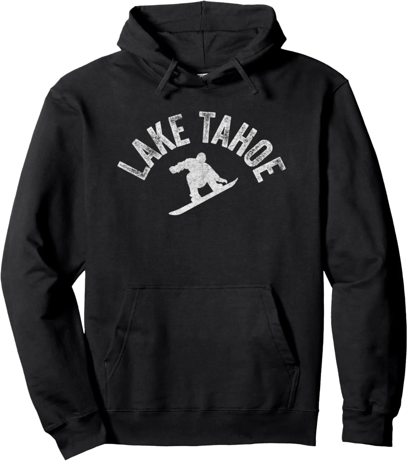Snowboard Tahoe Lake Tahoe CA Snowboarder Winter Sports Pro Pullover Hoodie
