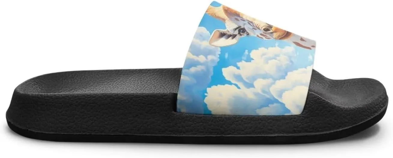 Unisex Slides for Girls Boys Comfortable Slippers Slides Non-slip Shower Shoes House Fashion Thick for Indoor & Outdoor Gifts