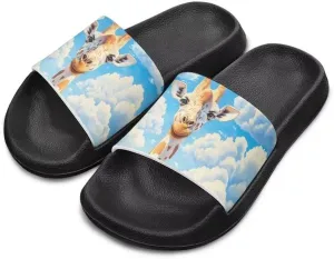 Unisex Slides for Girls Boys Comfortable Slippers Slides Non-slip Shower Shoes House Fashion Thick for Indoor & Outdoor Gifts