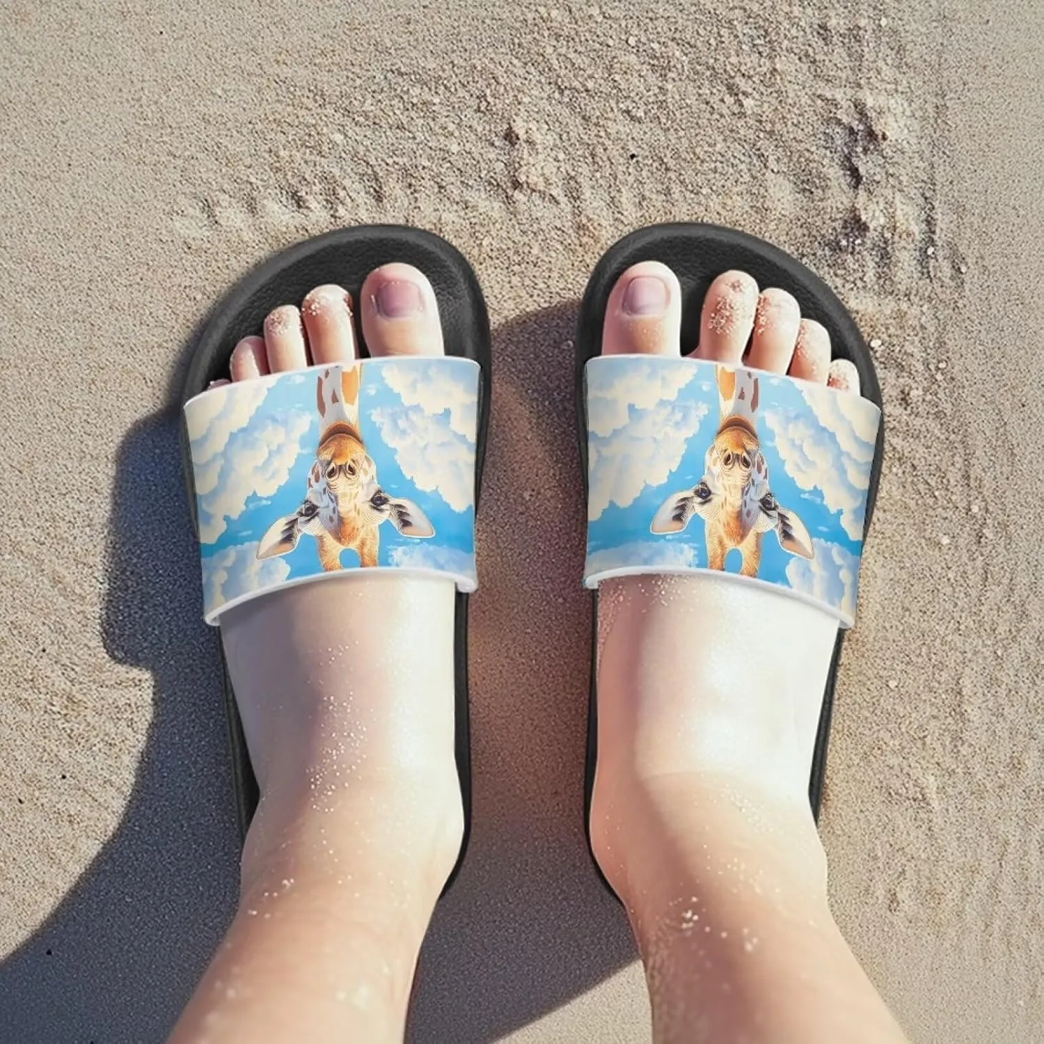 Unisex Slides for Girls Boys Comfortable Slippers Slides Non-slip Shower Shoes House Fashion Thick for Indoor & Outdoor Gifts