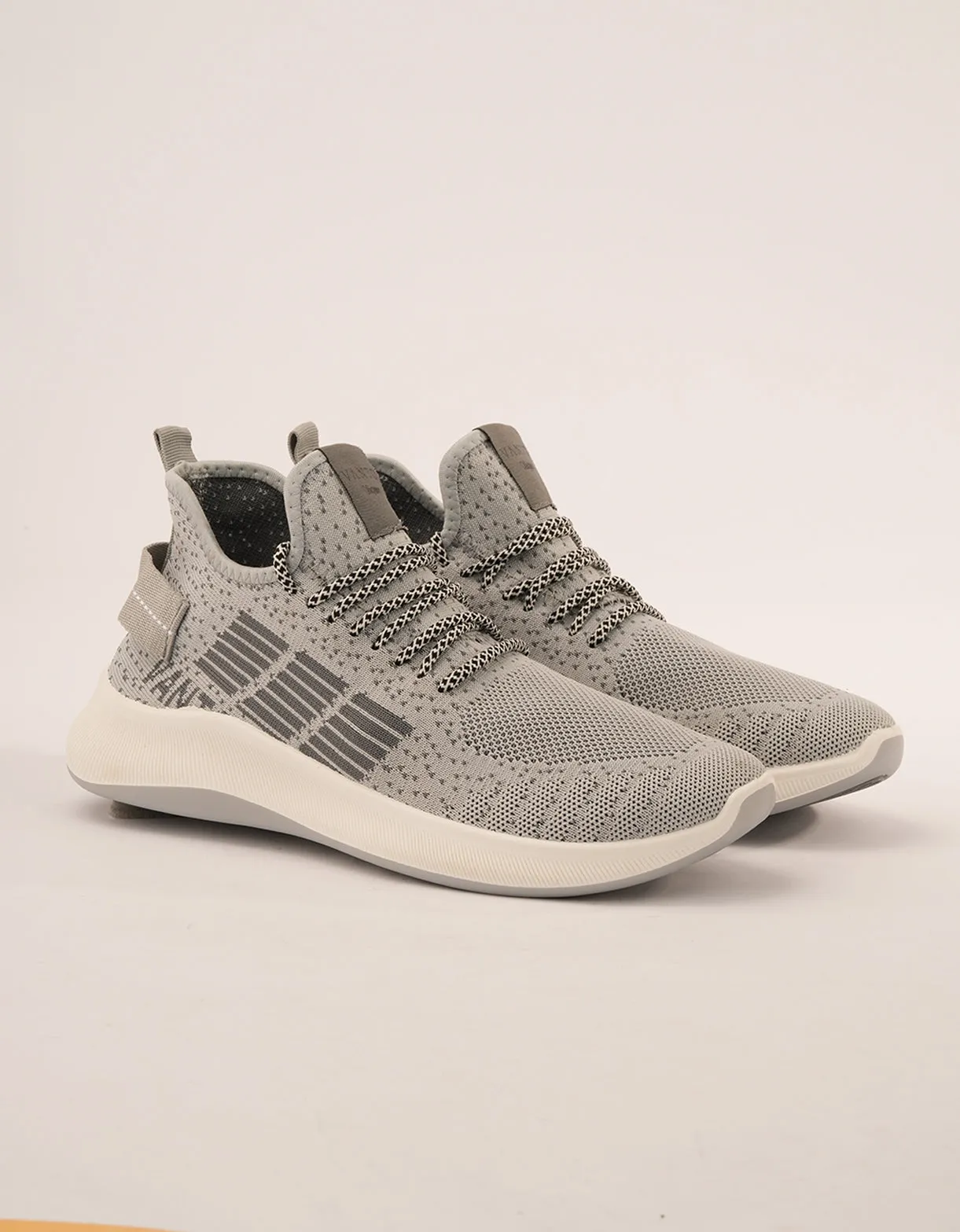 Urban Trek Gray Mesh Sneakers