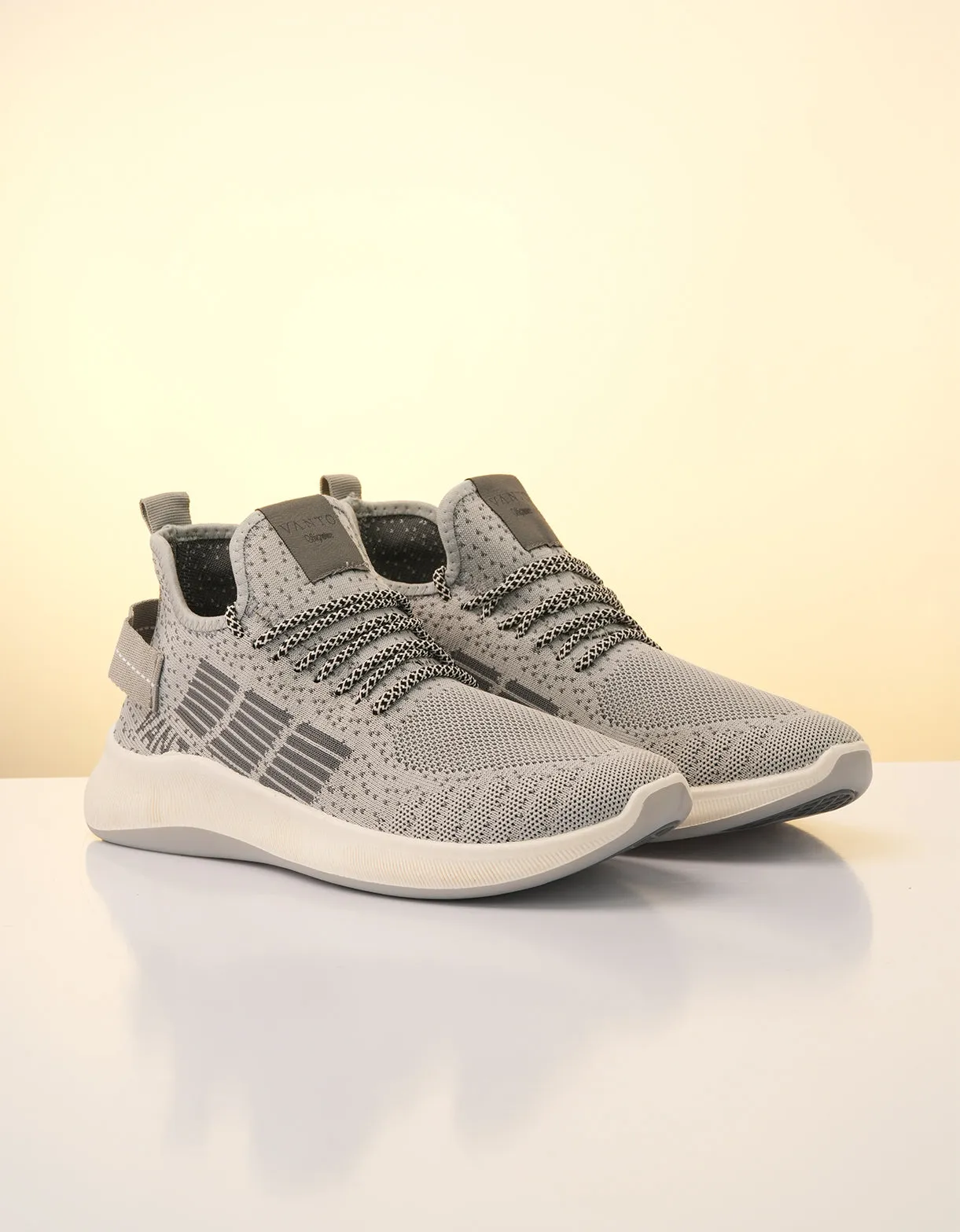 Urban Trek Gray Mesh Sneakers