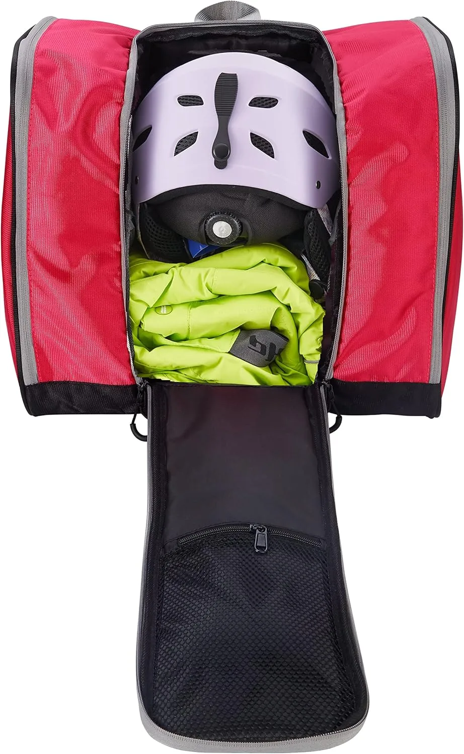VieGreenleaf Kids Toddler Backpack for Rollerblade, Skate, Ski, Snowboard Boots - Helmet, Gloves, Snacks - Perfect for Ski, Snowboard, Skate, Outdoor Activities or Air Travel (Pink Rose)