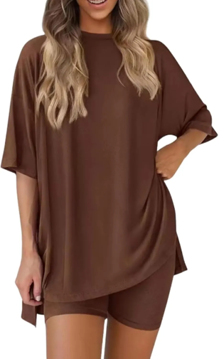 Viralvera 2 Piece, Viralvera 2 Piece Set,Viral Vera Shorts Set, 2025 Summer Casual Oversized Shirts Shorts