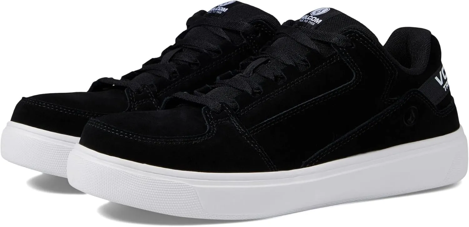 Volcom® Evolve EH Comp Toe Men Shoes – Suede and Leather Upper – Soft Insole – Memory Foam Cushioning Black 11 W
