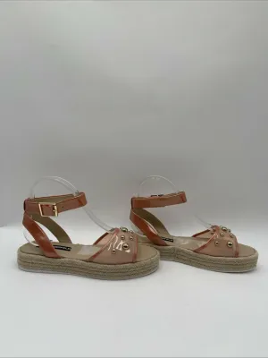 Women’s Karl Lagerfeld Espadrilles Corral Pearl Sandals Size 7M/37.5 - Very Good