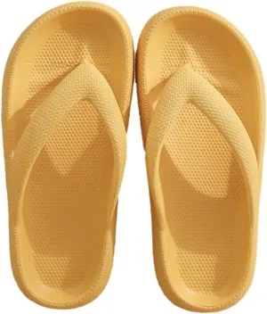 Women's Recovery Flip Flops Sandals Pillow Soft Slide Cushion Beach Flat Thong Sandals Bath Spa Walking Slipper Shoes Unisex