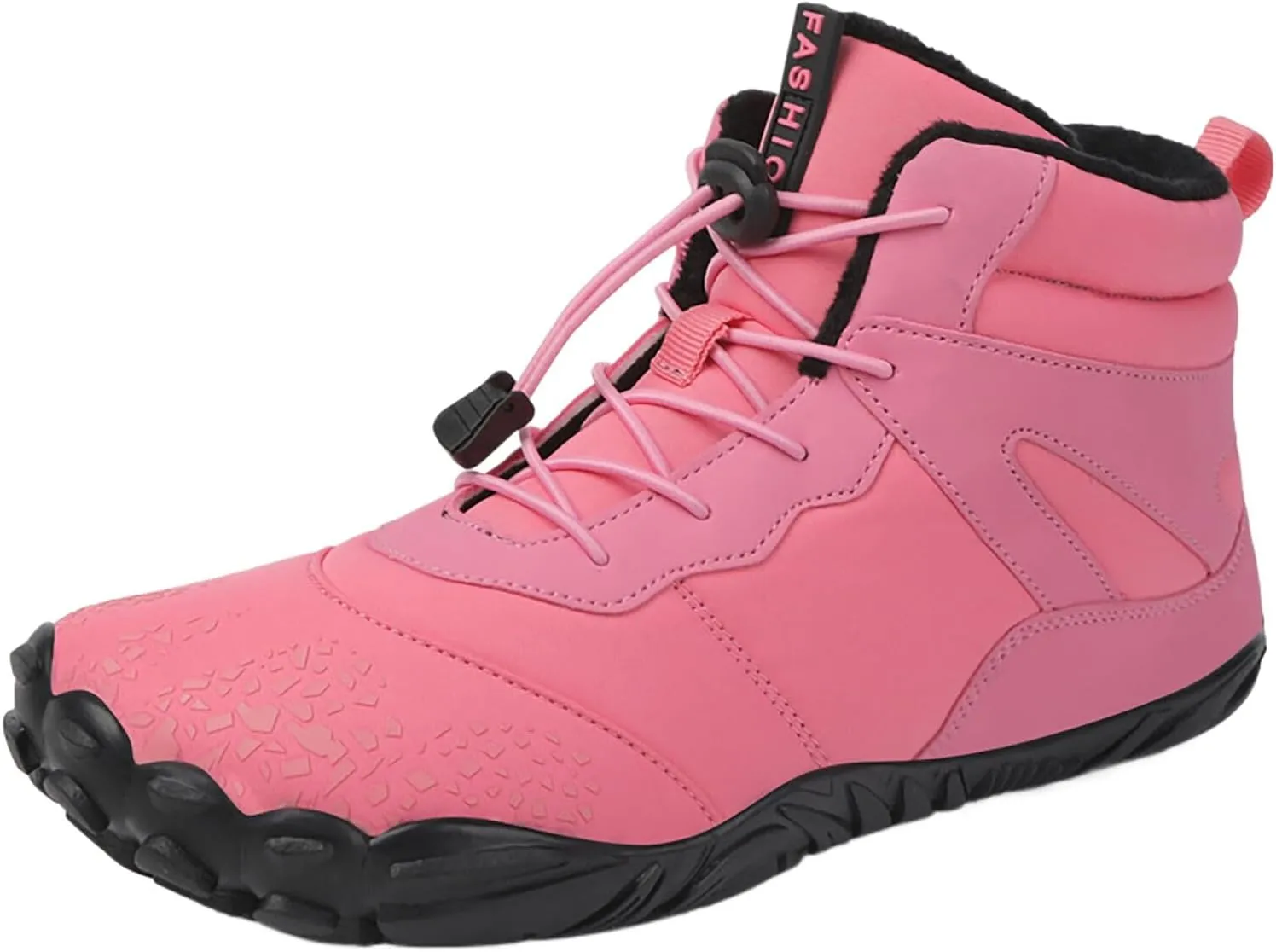Women's Walking Boots Waterproof Trekking & Hiking Shoes For Backpacking Camping Trails Outdoor Walking Fashionable Women's Shoes Hiking Winter Mini Lightweight girls boots knee D84-Red