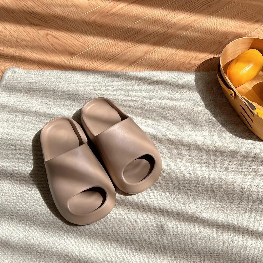 XIXITIAO Cloud Slides for Women, Womens Slides Sandals, Pillow Slippers for Men, Platform Summer Shower Shoes Beach Sandals