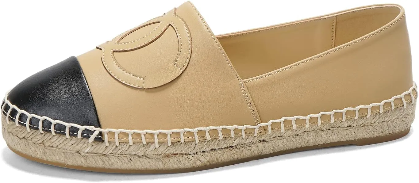 ZhuoDrow Women's Loafers & Slip-ons-Natural Comfort Walking Flat Loafer Shoes for Women