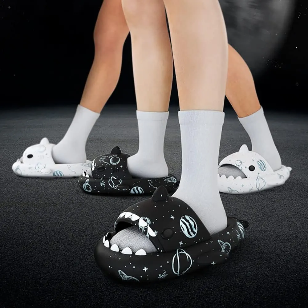 Zureto Shark Slides Original, Unisex Sharky Chanclas, New Cloud Shark Home Spa Slippers Sandals
